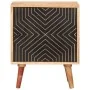 Solid acacia wood bedside table 40x30x50 cm by vidaXL, Nightstands - Ref: Foro24-322667, Price: 84,59 €, Discount: %