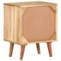 Solid acacia wood bedside table 40x30x50 cm by vidaXL, Nightstands - Ref: Foro24-322667, Price: 84,59 €, Discount: %