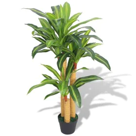 Artificial Dracaena plant with green pot 100 cm by vidaXL, artificial flora - Ref: Foro24-244451, Price: 53,19 €, Discount: %