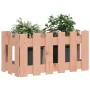 Planter with Douglas solid wood fence design 60x30x30 cm by vidaXL, Pots and planters - Ref: Foro24-832470, Price: 22,05 €, D...