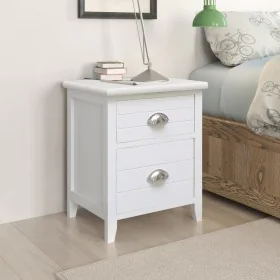 Nightstands with 2 drawers 2 units white by vidaXL, Nightstands - Ref: Foro24-242043, Price: 113,56 €, Discount: %