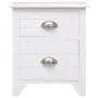 Mesitas de noche con 2 cajones 2 unidades blancas de vidaXL, Mesitas de noche - Ref: Foro24-242043, Precio: 113,27 €, Descuen...