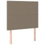 Box spring bed with taupe gray fabric mattress 80x200 cm by , Beds and slatted bases - Ref: Foro24-3136393, Price: 399,68 €, ...