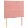 Cama box spring con colchón terciopelo rosa 90x200 cm de , Camas y somieres - Ref: Foro24-3137766, Precio: 341,66 €, Descuent...