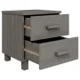 HAMAR nightstands 2 pcs solid pine light gray 40x35x44.5 cm by vidaXL, Nightstands - Ref: Foro24-340411, Price: 98,55 €, Disc...