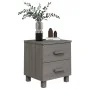 HAMAR nightstands 2 pcs solid pine light gray 40x35x44.5 cm by vidaXL, Nightstands - Ref: Foro24-340411, Price: 98,55 €, Disc...