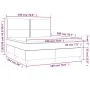 Boxspringbett mit schwarzer Samtmatratze 180x200 cm von , Betten und Lattenroste - Ref: Foro24-3142979, Preis: 545,43 €, Raba...
