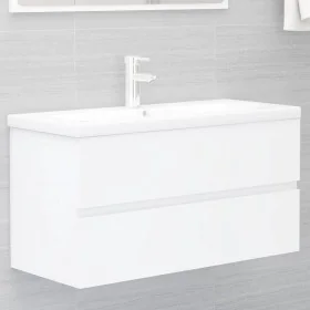 Furniture with white engineered wood sink by , bathroom vanities - Ref: Foro24-3071558, Price: 215,73 €, Discount: %