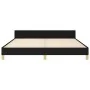 Bed frame with black fabric headboard 180x200 cm by , Beds and slatted bases - Ref: Foro24-3125156, Price: 232,93 €, Discount: %
