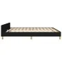 Bed frame with black fabric headboard 180x200 cm by , Beds and slatted bases - Ref: Foro24-3125156, Price: 232,93 €, Discount: %