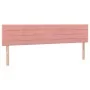 Box spring bed with mattress and LED pink velvet 200x200 cm by , Beds and slatted bases - Ref: Foro24-3134488, Price: 526,59 ...