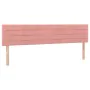 Boxspringbett mit Matratze und LED-Rosa-Samt 200x200 cm von , Betten und Lattenroste - Ref: Foro24-3134488, Preis: 528,15 €, ...
