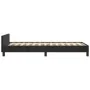 Bed frame with black velvet headboard 90x190 cm by , Beds and slatted bases - Ref: Foro24-3125790, Price: 142,26 €, Discount: %