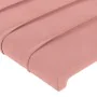 Pink velvet bed frame with headboard 180x200 cm by , Beds and slatted bases - Ref: Foro24-3125835, Price: 206,03 €, Discount: %