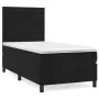 Box spring bed with black velvet mattress 90x200 cm by , Beds and slatted bases - Ref: Foro24-3143063, Price: 303,47 €, Disco...
