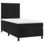 Box spring bed with black velvet mattress 90x200 cm by , Beds and slatted bases - Ref: Foro24-3143063, Price: 303,47 €, Disco...