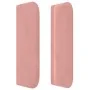 Cabecero de terciopelo rosa 203x16x78/88 cm de , Cabeceros y pies de cama - Ref: Foro24-3118979, Precio: 70,05 €, Descuento: %