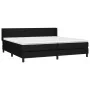 Box spring bed with black fabric mattress 200x200 cm by , Beds and slatted bases - Ref: Foro24-3129819, Price: 602,65 €, Disc...
