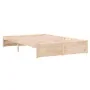Solid wood bed frame 120x190 cm by , Beds and slatted bases - Ref: Foro24-814919, Price: 126,05 €, Discount: %