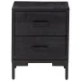Nachttisch aus massivem schwarzem Kiefernholz, 36 x 30 x 45 cm von vidaXL, Nachttische - Ref: Foro24-349912, Preis: 87,52 €, ...