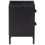 Nachttisch aus massivem schwarzem Kiefernholz, 36 x 30 x 45 cm von vidaXL, Nachttische - Ref: Foro24-349912, Preis: 87,52 €, ...