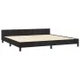 Bettgestell mit schwarzem Samtkopfteil 200x200 cm von , Betten und Lattenroste - Ref: Foro24-3125838, Preis: 222,68 €, Rabatt: %
