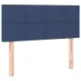 Box spring bed with blue fabric mattress 90x200 cm by , Beds and slatted bases - Ref: Foro24-3129687, Price: 307,03 €, Discou...