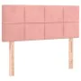 Box spring bed with pink velvet mattress 90x190 cm by , Beds and slatted bases - Ref: Foro24-3141280, Price: 310,76 €, Discou...