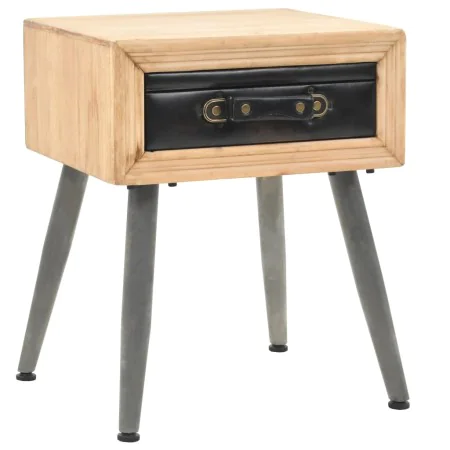 Solid fir wood bedside table 43x38x50 cm by vidaXL, Nightstands - Ref: Foro24-245775, Price: 62,92 €, Discount: %