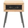 Mesita de noche de madera maciza de abeto 43x38x50 cm de vidaXL, Mesitas de noche - Ref: Foro24-245775, Precio: 62,92 €, Desc...