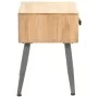Mesita de noche de madera maciza de abeto 43x38x50 cm de vidaXL, Mesitas de noche - Ref: Foro24-245775, Precio: 62,92 €, Desc...