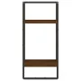 Wall shelf with oak brown bar 30x25x65 cm by , Shelves and shelves - Ref: Foro24-836302, Price: 16,40 €, Discount: %