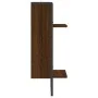 Wall shelf with oak brown bar 30x25x65 cm by , Shelves and shelves - Ref: Foro24-836302, Price: 16,40 €, Discount: %