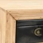 Mesita de noche de madera maciza de abeto 43x38x50 cm de vidaXL, Mesitas de noche - Ref: Foro24-245775, Precio: 62,92 €, Desc...