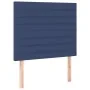 Box spring bed with blue fabric mattress 90x190 cm by , Beds and slatted bases - Ref: Foro24-3131479, Price: 343,29 €, Discou...