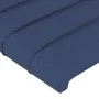 Bed frame with blue fabric headboard 120x200 cm by , Beds and slatted bases - Ref: Foro24-3125128, Price: 170,71 €, Discount: %