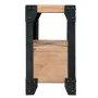 Nachttische 2 Stück aus massivem Akazienholz und Stahl 40x30x54 cm von vidaXL, Nachttische - Ref: Foro24-279100, Preis: 167,5...