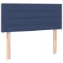 Box spring bed with blue fabric mattress 90x190 cm by , Beds and slatted bases - Ref: Foro24-3140103, Price: 325,60 €, Discou...