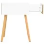 White and Sonoma engineered wood bedside table 40x40x56 cm by vidaXL, Nightstands - Ref: Foro24-326805, Price: 68,72 €, Disco...
