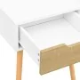 White and Sonoma engineered wood bedside table 40x40x56 cm by vidaXL, Nightstands - Ref: Foro24-326805, Price: 68,72 €, Disco...