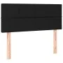 Black fabric headboard with LED 80x5x78/88 cm by , Headboards and footboards - Ref: Foro24-3121588, Price: 42,37 €, Discount: %