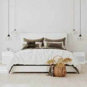Mesitas de noche con cajón 2 unidades blancas de vidaXL, Mesitas de noche - Ref: Foro24-242547, Precio: 53,76 €, Descuento: %