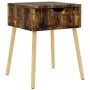 Nachttisch aus geräuchertem Eichenholzwerkstoff, 40 x 40 x 56 cm von vidaXL, Nachttische - Ref: Foro24-326811, Preis: 41,54 €...