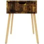 Nachttisch aus geräuchertem Eichenholzwerkstoff, 40 x 40 x 56 cm von vidaXL, Nachttische - Ref: Foro24-326811, Preis: 41,54 €...