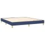 Box spring bed with blue fabric mattress 160x200 cm by , Beds and slatted bases - Ref: Foro24-3130367, Price: 481,68 €, Disco...