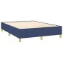 Boxspringbett mit blauer Stoffmatratze 140x200 cm von , Betten und Lattenroste - Ref: Foro24-3137323, Preis: 525,99 €, Rabatt: %