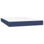 Boxspringbett mit blauer Stoffmatratze 140x200 cm von , Betten und Lattenroste - Ref: Foro24-3137323, Preis: 525,99 €, Rabatt: %