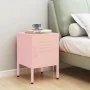 Nachttisch aus rosa Stahl 35x35x51 cm von vidaXL, Nachttische - Ref: Foro24-336211, Preis: 73,19 €, Rabatt: %