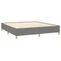 Box spring bed with dark gray fabric mattress 160x200 cm by , Beds and slatted bases - Ref: Foro24-3128614, Price: 555,78 €, ...