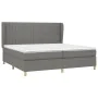 Boxspringbett mit dunkelgrauer Stoffmatratze 200x200 cm von , Betten und Lattenroste - Ref: Foro24-3128710, Preis: 640,50 €, ...